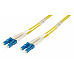 Optický kábel LC-LC,20m, Duplex OS2(9/125µm), LSOH, 2.0mm, žltý