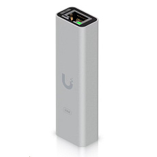Ubiquiti Plug-and-play, Ethernet adapter with USB-C for seamless 5GbE network connectivity.