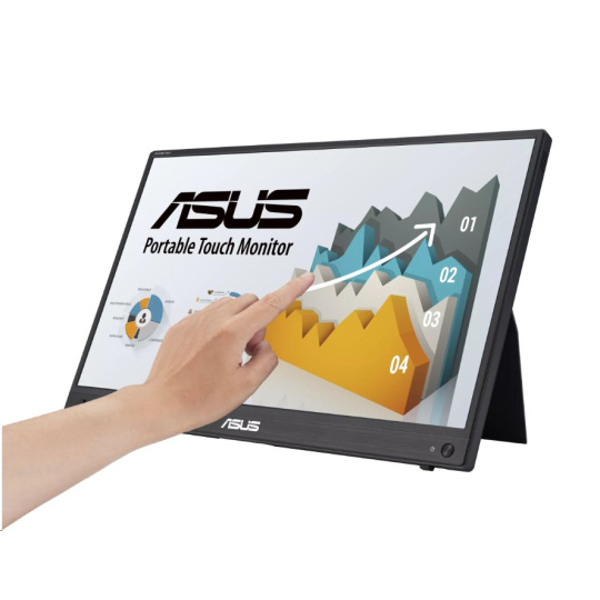 ASUS ZenScreen MB16AHT 15,6" IPS prenosný dotykový USB-C monitor 1920x1080 5ms 220cd micro-HDMI repro