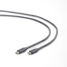 Gembird kábel nabíjací USB-C (M) na USB-C (M), 1 m, čierny