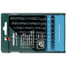 Metabo cassette with HSS-R 10-pcs drill bit.
