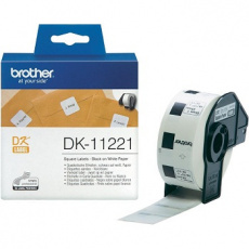 BROTHER DK11221 Square Labels (1000 ks) BROTHER DK11221 Square Labels (1000 ks)
