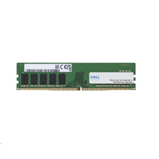 Dell Memory Upgrade - 8GB - 1RX8 DDR4 UDIMM 3200MHz ECC