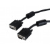 Gembird kábel VGA HD15 (M) na VGA HD15 (F) Premium, predlžovací, tienený, 2 x feritové jadrá, 3 m,čierny