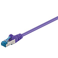 Patchkábel S/FTP (PiMF) LSOH 3m cat.6a, fialový, Cu