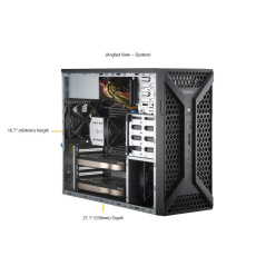 Supermicro Workstation SYS-531A-I  tower SP  2x GigaLAN