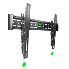 ONKRON Tilting TV Wall Mount for 43 to 85-inch Flat Panel TVs Digital Panels 68,2 kg, Black