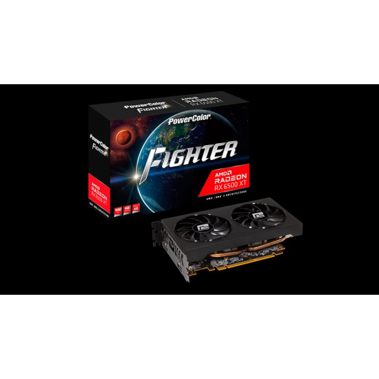 PowerColor Radeon RX 6500XT Fighter 4GB/64bit GDDR6 3xDP HDMI 