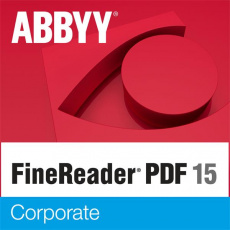 ABBYY FineReader PDF 15 Standard, Single User License (ESD), GOV/NPO/EDU, Subscription 3y