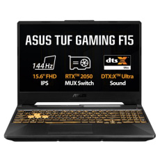 ASUS TUF Gaming F15 FX506HF-HN004W, i5-11400H, 15.6˝ 1920x1080 FHD, RTX2050/4GB, 16GB, SSD 512GB, W11H ASUS TUF Gaming F15 FX506HF-HN004W, i5-11400H, 15.6˝ 1920x1080 FHD, RTX2050/4GB, 16GB, SSD 512GB, W11H