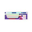Lorgar KBA4195WH, mechanická herná klávesnica, 101 klávesov, Toxic Purple Switch, Hot-Swap, RGB, USB-C