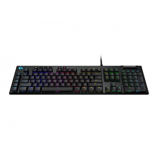 Logitech G815 LIGHTSYNC RGB Mechanical Gaming Keyboard – GL Clicky - CARBON - US INT'L - USB - N/A - INTNL - CLICKY SWITCH