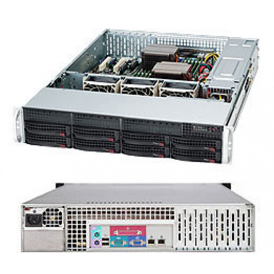 Supermicro® CSE-825TQ-600LPB 2U chassis