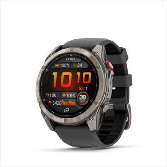Garmin fenix 8 Pro - 51mm, AMOLED, Sapphire, Titanium, Graphite/Black band