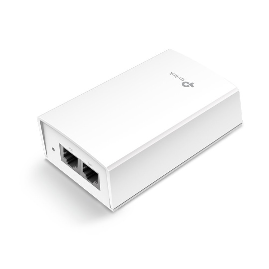 TP-LINK "48V Passive PoE Injector AdapterPORT: 1× Gigabit PoE Port, 1× Gigabit Non-PoE PortSPEC: Data and Power Carrie