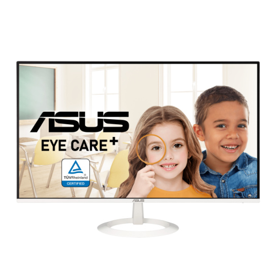 ASUS VZ27EHF-W Eye Care Monitor – 27 inch Full HD (1920 x 1080), IPS, Frameless, 100Hz, Adaptive-Sync, 1ms MPRT, HDMI, Low Blue Li