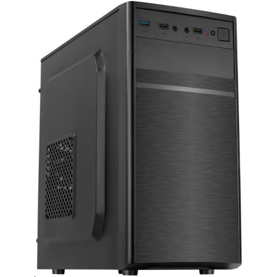 Eurocase MC X103, skrinka mATX, 2xUSB2.0, 1xUSB3.0, 1x fan, čierna