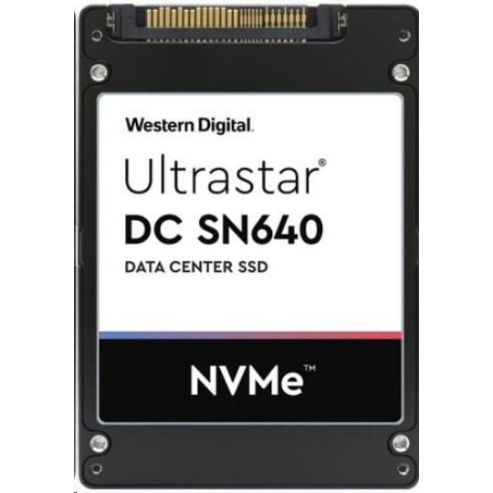 WD ULTRASTAR DC SSD Server SN640, 960GB (SFF-7 7MM PCIe TLC RI-0.8DW/D BICS4 SE)