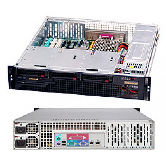 Supermicro® SC825MS-R700LPB 2U chassis