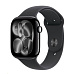 Apple Watch Series 11 GPS 42mm Jet Black Aluminium Case with Black Sport Band - S/M