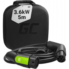 Green Cell GC EV Type 2 3.6kW 5m cable for charging Golf / Passat GTE, 330e, Panamera E-Hybrid, Prius Plug-In Green Cell GC EV Type 2 3.6kW 5m cable for charging Golf / Passat GTE, 330e, Panamera E-Hybrid, Prius Plug-In