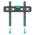 ONKRON Fixed TV Wall Mount for 32 to 65-inch Flat Panel TVs Digital Panels 56,8 kg, Black