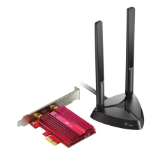 TP-LINK "AX3000 Dual Band Wi-Fi 6 Bluetooth PCI Express AdapterSPEED: 2402 Mbps at 5 GHz + 574 Mbps at 2.4 GHzSPEC: 2×