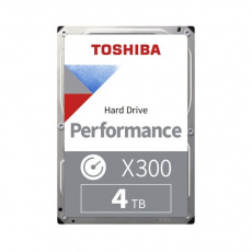 Toshiba HDD Desktop X300 4TB, 3,5", 7200rpm, 256MB, SATA 6GB/s