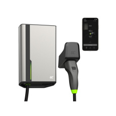 Green Cell GC HabuDen Wallbox 22kW 32A 5m Cable Type 2 Smart EV Charging Station with GC App Bluetooth WiFi Green Cell GC HabuDen Wallbox 22kW 32A 5m Cable Type 2 Smart EV Charging Station with GC App Bluetooth WiFi