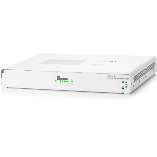 HPE Networking Instant On Secure Gateway 5-port SmartRate 2.5G PoE+ 64W SG2505P