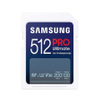 512 GB . SDXC karta Samsung PRO ULTIMATE Class 10 (U3 V30), ( r200NB/s, w130MB/s)
