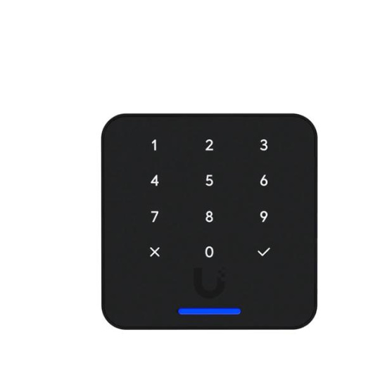 Ubiquiti Third-generation NFC card reader with a keypad and Apple Touch Pass support-black